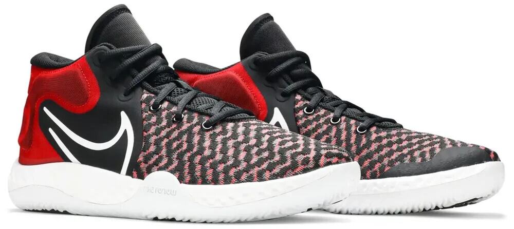 Nike Men's KD Trey 5 VIII Basketball Shoes, Black /Red /White 11.5